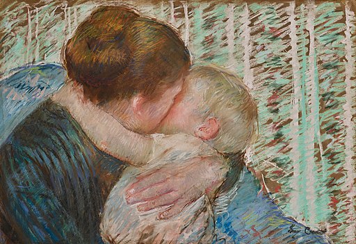 Mary Cassatt, "Mother and Child" (The Goodnight Hug)